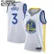 Camiseta Golden State Warriors Poole 3 Association Edition Blanco Swingman para Niño