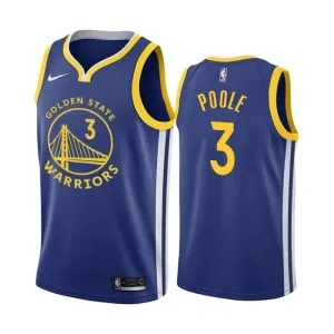 Camiseta Golden State Warriors Poole 3 Icon Edition Real Swingman para Hombre