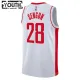 Camiseta Houston Rockets Alperen Sengun 28 Association Edition Blanco Swingman para Niño