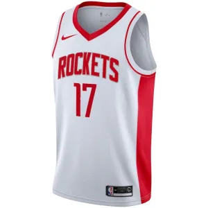 Camiseta Houston Rockets Dennis Schroder 17 Association Edition Blanco Swingman para Hombre