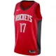 Camiseta Houston Rockets Dennis Schroder 17 Icon Edition Rojo Swingman para Hombre