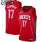 Camiseta Houston Rockets Dennis Schroder 17 Icon Edition Rojo Swingman para Niño