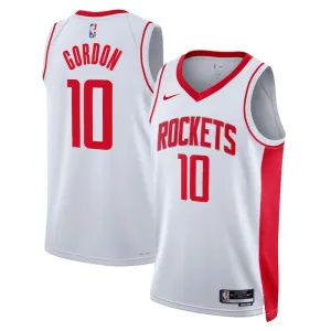 Camiseta Houston Rockets Eric Gordon 10 Association Edition Blanco Swingman para Hombre