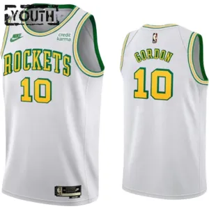 Camiseta Houston Rockets Eric Gordon 10 Classic Edition 2022-23 Blanco Swingman para Niño