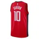 Camiseta Houston Rockets Eric Gordon 10 Icon Edition Rojo Swingman para Hombre