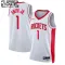 Camiseta Houston Rockets Jabari Smith JR 1 Association Edition Blanco Swingman para Niño