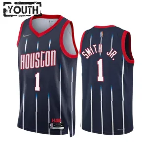 Camiseta Houston Rockets Jabari Smith JR 1 City Edition 2022-23 Swingman para Niño