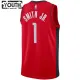 Camiseta Houston Rockets Jabari Smith JR 1 Icon Edition Rojo Swingman para Niño