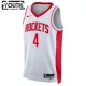 Camiseta Houston Rockets Jalen Green 0 Association Edition Blanco Swingman para Niño