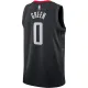 Camiseta Houston Rockets Jalen Green 0 Statement Edition Negro Swingman para Hombre