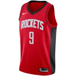 Camiseta Houston Rockets Josh Christopher 9 Icon Edition Rojo Swingman para Hombre