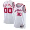 Camiseta Houston Rockets Personalizada City Edition 2023-24 Blanco Swingman para Hombre