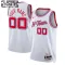 Camiseta Houston Rockets Personalizada City Edition 2023-24 Blanco Swingman para Niño