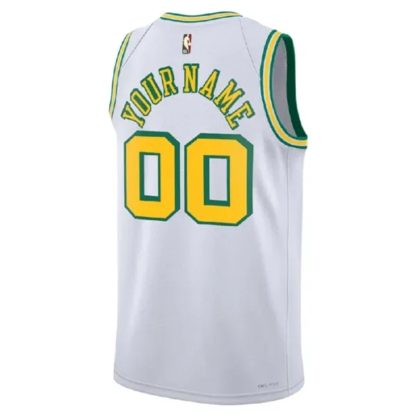 Camiseta Houston Rockets Personalizada Classic Edition 2022-23 Blanco Swingman para Hombre