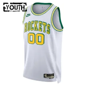 Camiseta Houston Rockets Personalizada Classic Edition 2022-23 Blanco Swingman para Niño