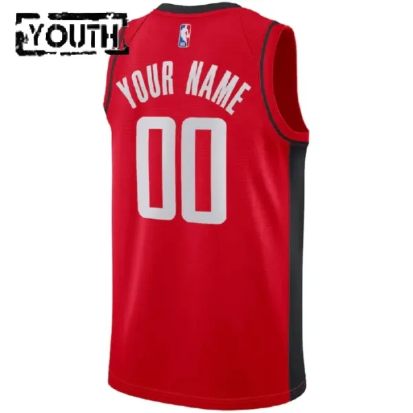 Camiseta Houston Rockets Personalizada Icon Edition Rojo Swingman para Niño