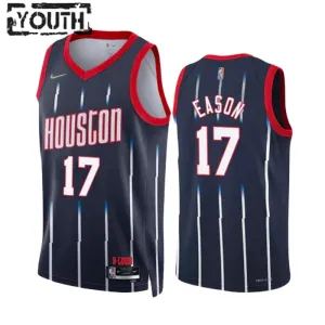 Camiseta Houston Rockets Tari Eason 17 City Edition 2022-23 Swingman para Niño