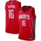 Camiseta Houston Rockets Usman Garuba 16 Icon Edition Rojo Swingman para Hombre
