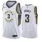 Camiseta Indiana Pacers Chris Duarte 3 Association Edition Blanco Swingman para Hombre
