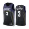 Camiseta Indiana Pacers Chris Duarte 3 Black City Edition 2022-23 Swingman para Hombre