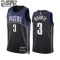 Camiseta Indiana Pacers Chris Duarte 3 Black City Edition 2022-23 Swingman para Niño