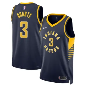 Camiseta Indiana Pacers Chris Duarte 3 Icon Edition Swingman para Hombre
