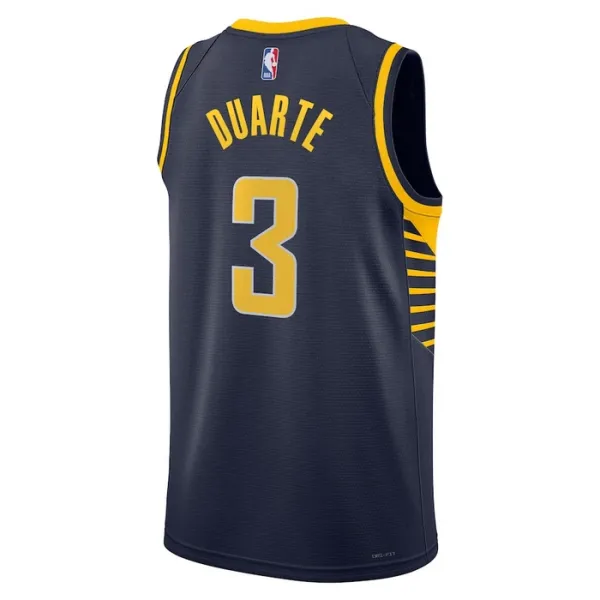 Camiseta Indiana Pacers Chris Duarte 3 Icon Edition Swingman para Hombre