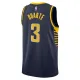 Camiseta Indiana Pacers Chris Duarte 3 Icon Edition Swingman para Hombre