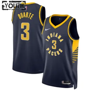 Camiseta Indiana Pacers Chris Duarte 3 Icon Edition Swingman para Niño