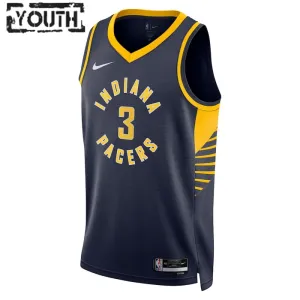Camiseta Indiana Pacers Chris Duarte 3 Icon Edition Swingman para Niño