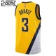 Camiseta Indiana Pacers Chris Duarte 3 Statement Edition Swingman para Niño