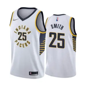 Camiseta Indiana Pacers Jalen Smith 25 Association Edition Blanco Swingman para Hombre