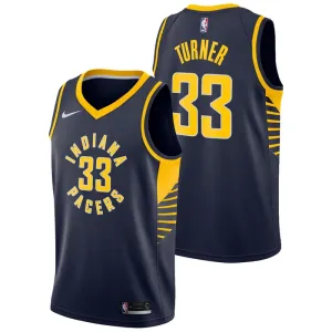 Camiseta Indiana Pacers Myles Turner 33 Icon Edition Swingman para Hombre