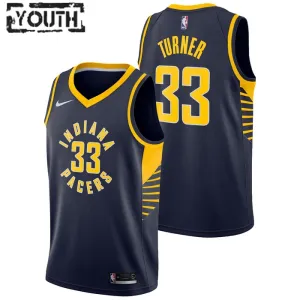 Camiseta Indiana Pacers Myles Turner 33 Icon Edition Swingman para Niño