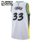 Camiseta Indiana Pacers Myles Turner City Edition 2024-25 Blanco Swingman para Niño