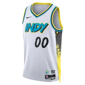 Camiseta Indiana Pacers Personalizada City Edition 2024-25 Blanco Swingman para Hombre