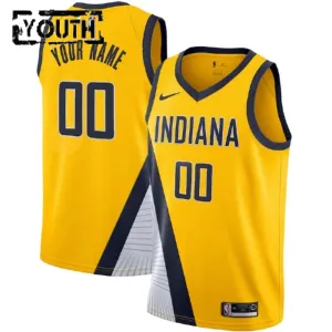 Camiseta Indiana Pacers Personalizada Statement Edition Amarillo Swingman para Niño