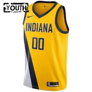 Camiseta Indiana Pacers Personalizada Statement Edition Amarillo Swingman para Niño
