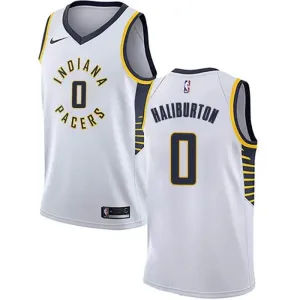 Camiseta Indiana Pacers Tyrese Haliburton 0 Association Edition Blanco Swingman para Hombre Camiseta Indiana Pacers Tyrese Haliburton 0 Association Edition Blanco Swingman para Hombre