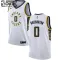 Camiseta Indiana Pacers Tyrese Haliburton 0 Association Edition Blanco Swingman para Niño