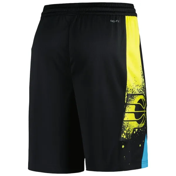 Pantalones Indiana Pacers City Edition 2023-24 Negro Swingman para Hombre