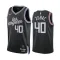 Camiseta LA Clippers Ivica Zubac 40 City Edition 2022-23 Negro Swingman para Hombre