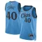 Camiseta LA Clippers Ivica Zubac City Edition 2024-25 Azul Swingman para Hombre