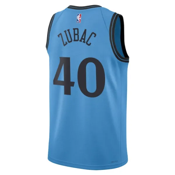 Camiseta LA Clippers Ivica Zubac City Edition 2024-25 Azul Swingman para Hombre