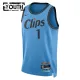 Camiseta LA Clippers James Harden City Edition 2024-25 Azul Swingman para Niño