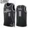 Camiseta LA Clippers John Wall 11 City Edition 2022-23 Negro Swingman para Niño