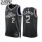 Camiseta LA Clippers Kawhi Leonard 2 City Edition 2022-23 Negro Swingman para Niño
