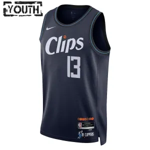 Camiseta LA Clippers Paul George City Edition 2023-24 Swingman para Niño