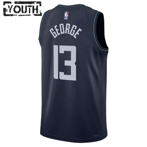 Camiseta LA Clippers Paul George City Edition 2023-24 Swingman para Niño