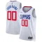 Camiseta LA Clippers Personalizada Association Edition Blanco Swingman para Hombre